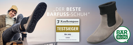 Jody Testsieger Des Barfussschuh Tests